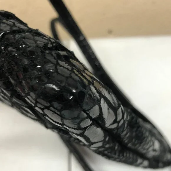 MICHAEL Michael Kors Black Snakeskin Crossbody - Picture 7 of 8
